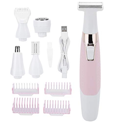 Depiladora corporal, depiladora eléctrica, multifunción, estable, compacta, recortadora de cejas, nariz, depilación, afeitado facial para dar forma a 