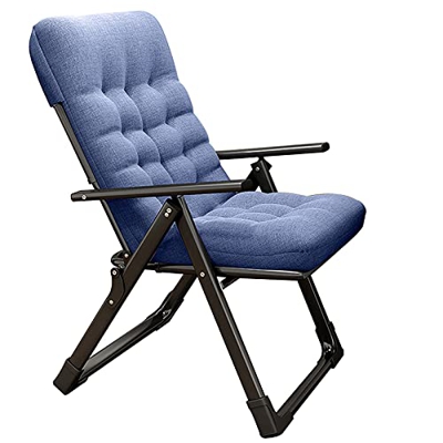 ZLL Silla Plegable,Silla Plegable De Jardín De Gravedad Cero,con Reposabrazos,Espalda Alta,For Oficina De Jardín Al Aire Libre,9 Posiciones (Color : N