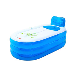 NNN Bañera inflable portátil de PVC para adultos con bomba de aire, bañera antideslizante adecuada para adultos spa niños piscina inflable (color: A) características