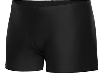 Ladeheid Bañador de Natación Bóxer Baño Hombre LA40-175 (175-Negro, XXL)