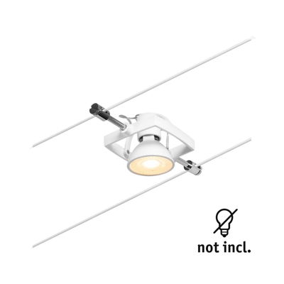 Paulmann Wire Mac II foco de luz cable blanco