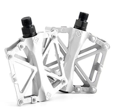AIlysa Bicicleta de Montaña, Pedales Bici MTB de Montaña,, Aluminio Antideslizante 9/16 Pedales Ciclismo con Rodamiento Sellado, para Mountain Bike, B