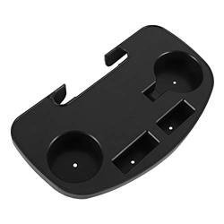 2 soportes para mesa lateral con clip para silla de gravedad cero, tumbona, silla de camping, ideal para bebidas, libros de teléfono móvil, soporte pa características