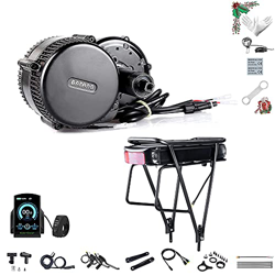 Bafang Electric Bike Mid Drive Motor Motor Medio de manivela BBS02B 36V 500W DIY Kit de conversión de Bicicleta sin o con batería de Cuadro 15.6/19.2/ características