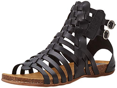 KICKERS Anaspart, Sandalia Mujer, Negro, 38 EU