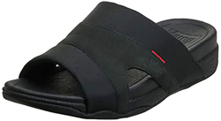 Fitflop Freeway III Slide-Textile, Sandalias con Punta Abierta Hombre, Negro (Black), 45 EU precio