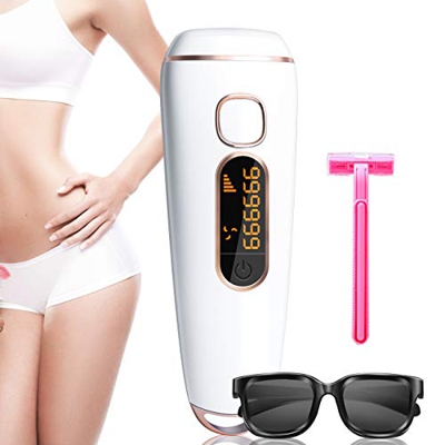 IPL sistema de depilación, permanente sin dolor 999,999 dispositivo removedor de pelo línea bikini piernas cuerpo para mujeres hombres