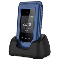 Uleway Teléfono Móvil Simple para Mayores con Teclas Grandes ácil de Usar Telefonos Basicos para Ancianos con SOS Botón, Bluetooth, MP3 Player, Cámara características