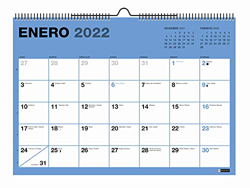 Miquelrius - Calendario Pared 2021-2022, 18 Meses (Julio 2021 - Diciembre 2022), Tamaño A4 29.7 x 21 cm, Chromat en oferta
