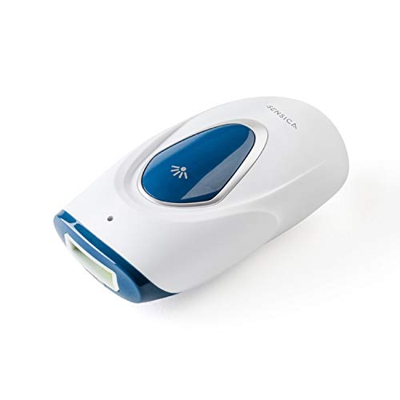 Sensica Sensilight - Dispositivo de reducción permanente de pelo para hombre con tecnología IPL, ideal para espalda, pecho y áreas grandes (azul)