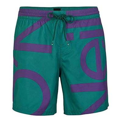 O'Neill Pm Cali Zoom Shorts, Bañador para Hombre, Verde (6900 Green AOP), XL