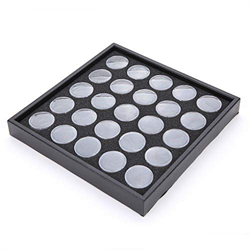 teng hong hui Caja de Almacenamiento de decoración de manicura Multi Grids Nail Art Organizer Box Manicure Pantalla Manicura Pantalla Contenedor, 20 G en oferta