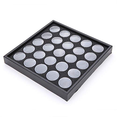 teng hong hui Caja de Almacenamiento de decoración de manicura Multi Grids Nail Art Organizer Box Manicure Pantalla Manicura Pantalla Contenedor, 20 G