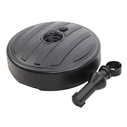 laoonl Base de paraguas de patio con relleno de arena de agua – 35 – 38 mm de plástico redondo para mercado al aire libre para jardín césped en oferta