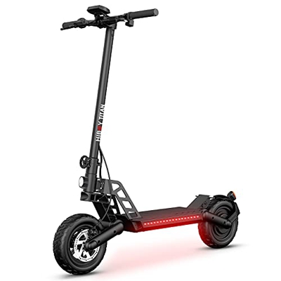 Patinete Eléctrico, Motor de 800 W - 45 Km/h, Batería 48V/12,5 Ah hasta 50 Km de Autonomía, Neumáticos Todoterreno de 10 Pulgadas Scooter Eléctrico Pl
