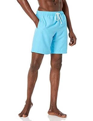 Amazon Essentials Fashion-Swim-Trunks, Agua (Aqua), US L (EU L)