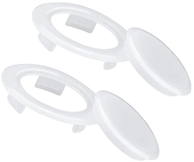 BOBOZHONG Anillo de Agujero de Sombrilla 2PCS Juego de Tapa y Anillo de Agujero para sombrilla para Mesa de Patio de Vidrio Templado al Aire Libre
