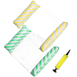 ONQ Qhome - 2 paquetes de sillas hinchables portátiles para adultos, piscina, fiesta, jacuzzi, piscina, hamaca, multiusos, inflable características