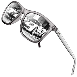 GQUEEN Gafas de sol Mujer Hombre Polarizadas Al-Mg Clásico Retro UV400 GQ33 precio