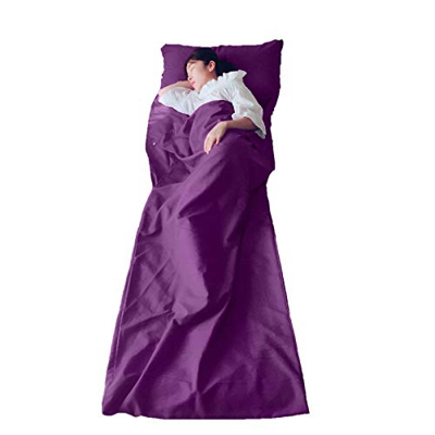 Cicilin Saco de dormir, ligero, sábana de viaje para adultos, bolsa de dormir para acampar, evitar la suciedad, saco de dormir para camping, viajes, h