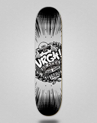 Urgh Monopatín Skate Skateboard Deck Tabla Trade Black Grey (8.0) precio