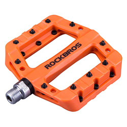 ROCKBROS Pedales Bicicleta de Nylon, para MTB BMX Bicicleta Carretera Gran Plataforma Antideslizante Ligeros, 9/16 Pulgadas precio