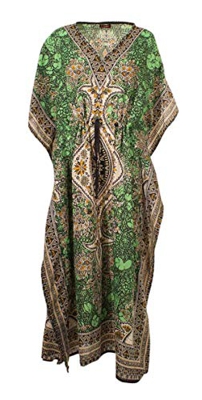 Moda étnica kaftan largo estilo oriental caftan poliéster boubou africano verano vestido kaftan djellaba mujeres bohemia playa playa oversize caftan