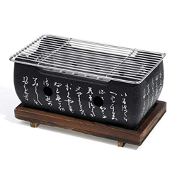 SISHUINIANHUA S/M/L Portátil Japonés Coreano Barbacoa Parrilla Alimento Horno Carbón Barbacoa Estufa Cocina Horno Grill Herramientas de BBQ,L en oferta