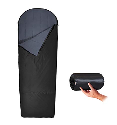 Litume 4,6°C Saco de Dormir de vellón de Terciopelo Ligero y ultraconfortante, Saco de Dormir Repelente al Agua para climas cálidos y fríos, Bolsas de