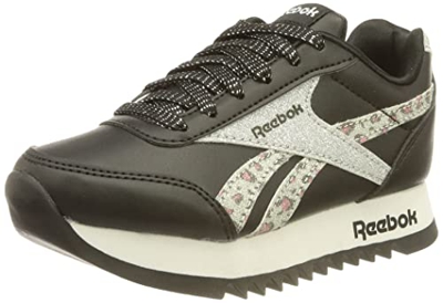 Reebok Royal CLJOG 2 Platform, Zapatillas de Running Mujer, NEGBÁS/Plamet/FTWBLA, 36 EU