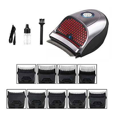 skrskr Cortadora de cabello portátil Mini cortadora de cabello sin cuerda eléctrica Máquina de afeitar profesional para afeitar la barba