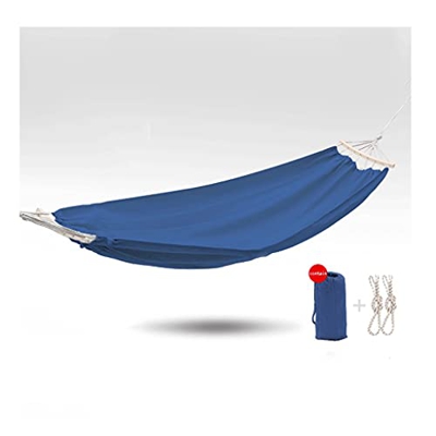 caihuashopping Hamaca Portátil Hamaca Perezosa Hombre en un aturdimiento de Hamaca Tela Hamg Mock Swing Instalación rápida Off-Blanco Hamaca (Color : 