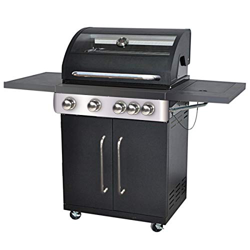 Barbacoa de gas de acero para jardin y terraza - LOLAhome (Premium 4 quemadores) precio