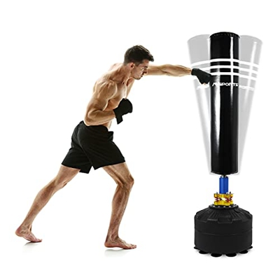 Saco de boxeo premium – Saco de boxeo de pie para adultos con ventosa – MMA Boxing Trainer Kickboxsack