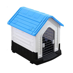 YHWD FáCil De Limpiar Casetas Perros Exterior, Casetas Perros De Segunda Mano Resistente Al Invierno, Casetas Perros para Exteriores Extra Grandes,Azu precio