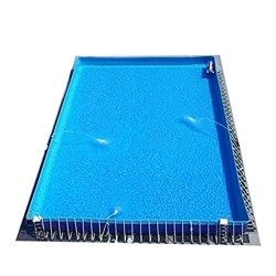 DUTUI Gran Soporte Piscina Parque Acuático Inflable Móvil Equipo De Estanque De Peces Depósito De Ingeniería Duradero, 5X6x1.32M precio