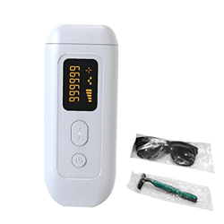 Dispositivo de depilación Epilator Permanente Mini Portátil Mini Portátil Cuerpo Facial Cabello Máquina para Las piernas del Cuerpo Bikini Blanco para en oferta