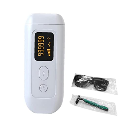 Dispositivo de depilación Epilator Permanente Mini Portátil Mini Portátil Cuerpo Facial Cabello Máquina para Las piernas del Cuerpo Bikini Blanco para