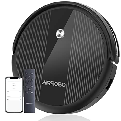 Robot Aspirador, 2600Pa Aspirador Robot, WiFi/Alexa/App, 5 Modos, 140Mins Autonomía, Carga Automática, Delgada y Silenciosa, Ideal para Pelo de Animal