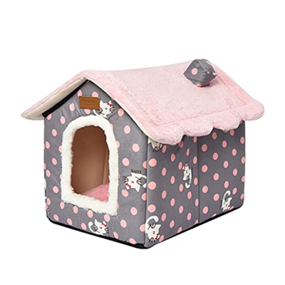 YHWD Casetas Perros Medianos FáCil De Montar Y Limpiar, Jaula Estilo Parque para Perros PequeñOs, Caseta para Perro para El Dormitorio De La Sala De E