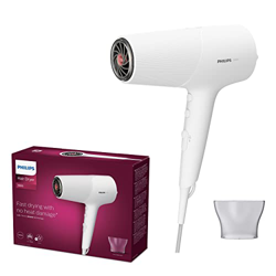 Secador de pelo de la serie 5000 de Philips con tecnología ThermoShield, 3 posiciones de calor y 2 de velocidad, potencia de secado de 2100 W, BHD500/ en oferta