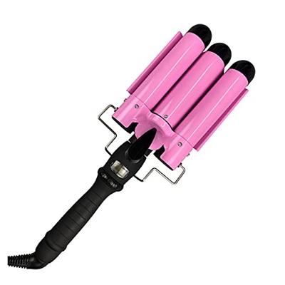 3 Barril Curling Hierro Perm Splint 20mm- 32mm Profesional Curler de Pelo Hierro Cerámica Cerámica Curl Wand Waver Crimping Hierro LCD Ajustación de T