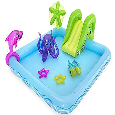 inChengGouFouX Piscina Inflable Casera Piscina de recreación de Verano niños diversión al Aire Libre Piscina Inflable Experiencia Confortable (Color :