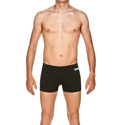 Arena M Short Bañador Corto Hombre Solid, Black-White, 90