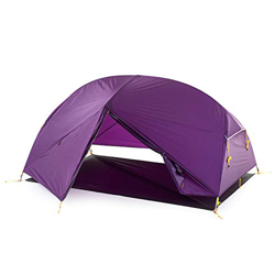 Naturehike Mongar Tienda de Mochilero de Silicona Ultraligera 20D para 2 Personas para Ciclismo, Senderismo, Acampada (20D Púrpura) precio