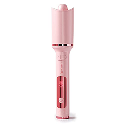 Cilar automática de cabello inalámbrico Auto Rotación de cerámica Cerámica Curling Wand USB Recargable Lcd Pantalla Portátil Vestido de cabello inalám en oferta