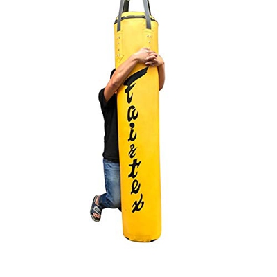 1,5M/1,7M/1,8M/2M Saco de Boxeo Equipo Saco de Ejercicio con la Cadena Anillo, Amarillo (Size : 1.8M)