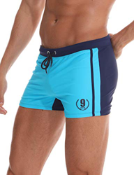 Arcweg Bañadores de Natación Traje de Baño Corto para Hombres Calzoncillos Secado Rápido Elástica Deportes Acuáticos(Etiqueta 2XL) Azul características