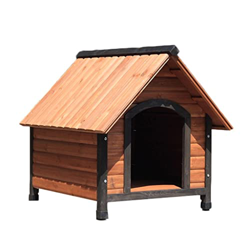 zuyang Casetas para Perros Casa para Perros Casa para Perros de Madera al Aire Libre Adecuado para Perros pequeños y medianos en el Exterior Resistent precio