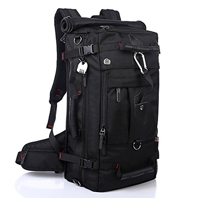 Mochila de Senderismo Macutos Deporte al Aire Libre Viaje de 40L, 3 en 1 como Mochila, Bolsa de Hombro y de Mano, Backpack para Portátil 17" Impermeab